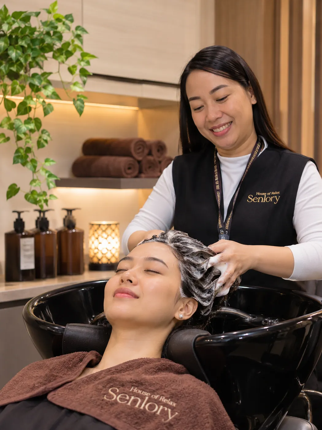 Cuci rambut di Senlory